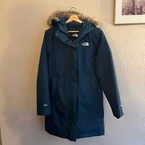 The North Face Women's Arctic Parka in Midnight Petrol